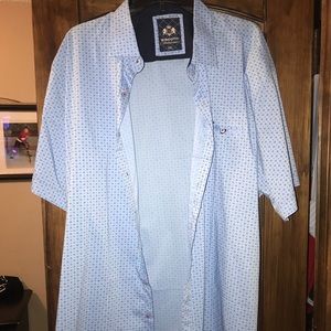Authentic blue button down